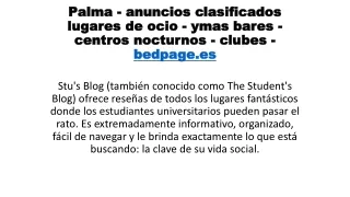 Palma - anuncios clasificados lugares de ocio - ymas bares - centros nocturnos - clubes - bedpage.es55