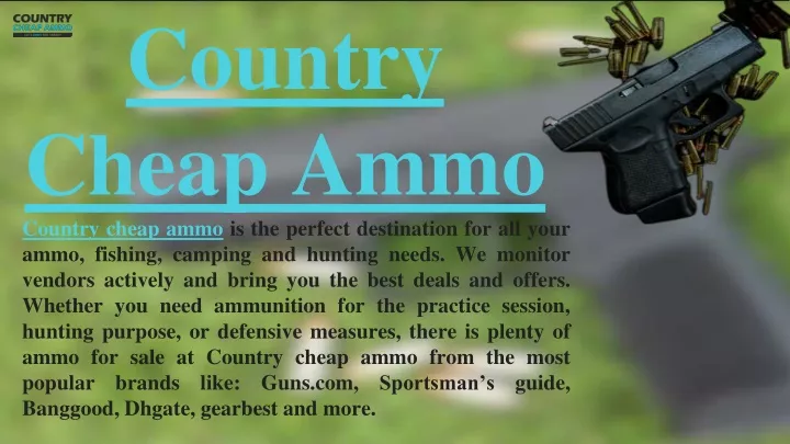 country cheap ammo