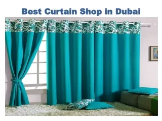 best curtain shop in dubai
