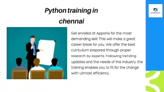python training in chennai