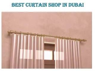 Best Curtain Shop in Dubai