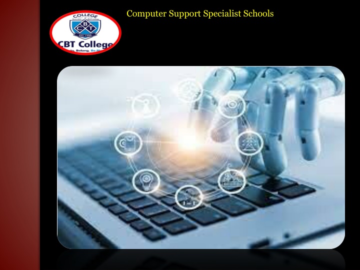 computer support specialist schools