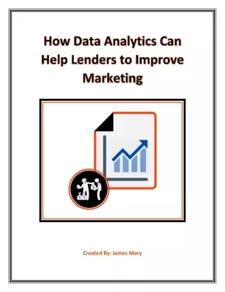 How Data Analytics Can Help Lenders to Improve Marketing