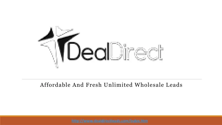affordable and fresh unlimited wholesale leads