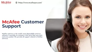 McAfee Antivirus Customer Support | McAfee Support | mcafeepro.com