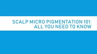 scalp micro pigmentation 101 all you need to know