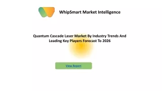 Quantum cascade laser market