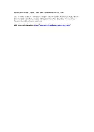 zoom clone script zoom clone app zoom clone