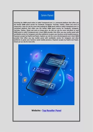 searching for smm panel online in india smmpanel