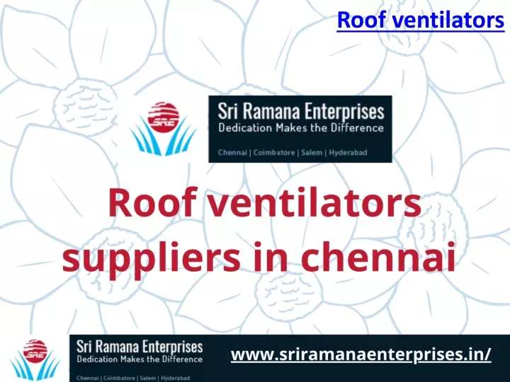 roof ventilators