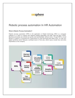 Robotic process automation In HR Automation