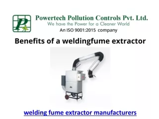 welding fume extractor manufacturers