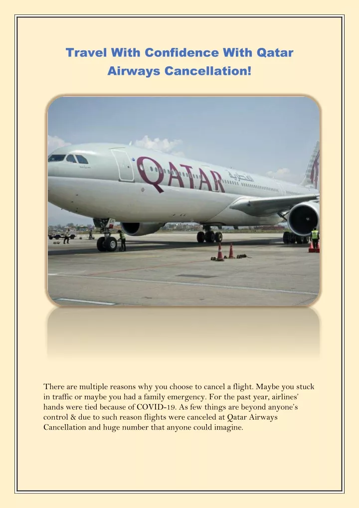 travel with confidence with qatar airways