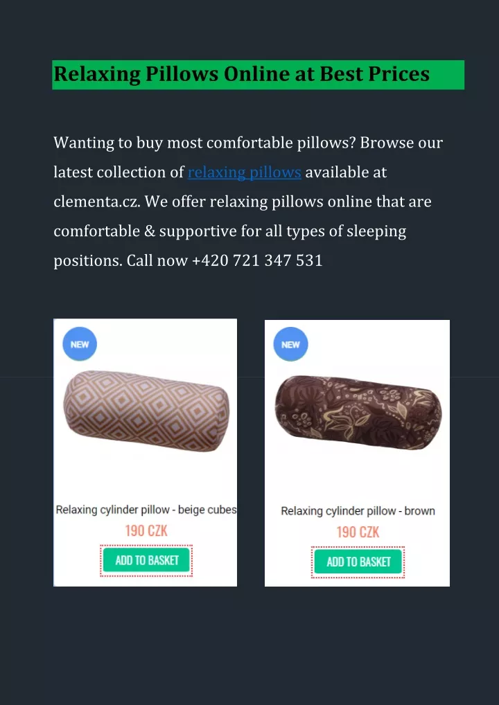 relaxing pillows online at best prices