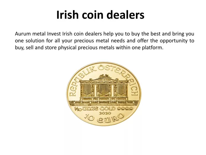irish coin dealers