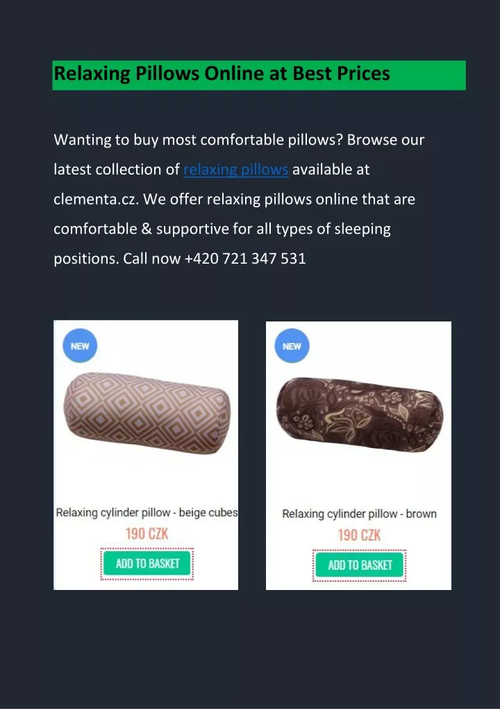 relaxing pillows online at best prices
