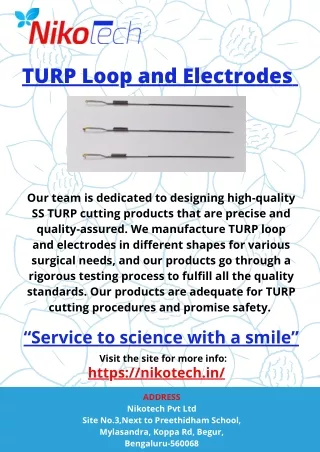 Turp Electrodes