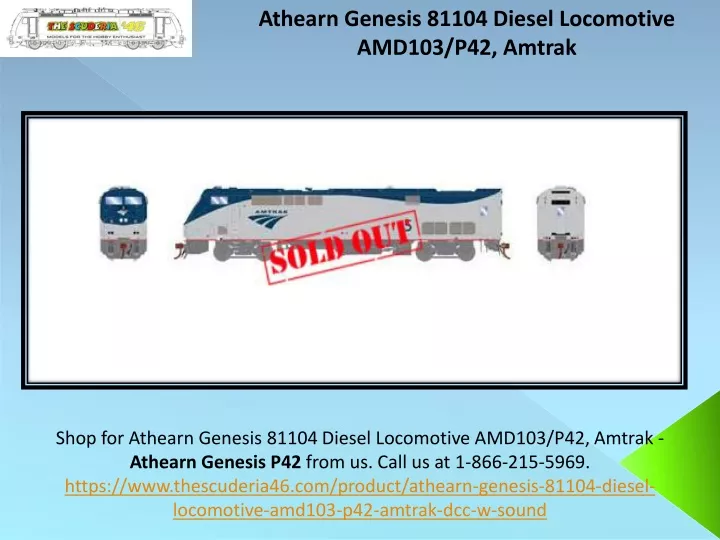 athearn genesis 81104 diesel locomotive amd103