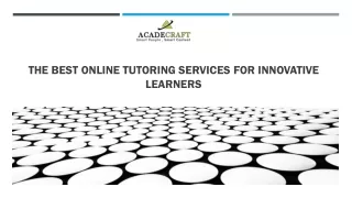 the best online tutoring services for innovative learners