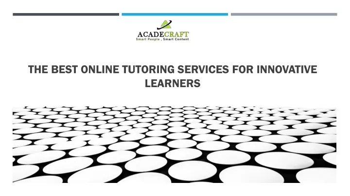 the best online tutoring services for innovative learners