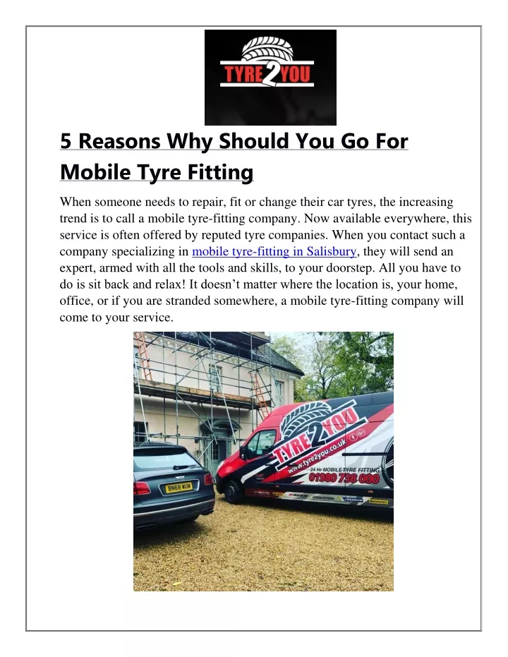 5 reasons why should you go for mobile tyre