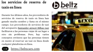 los servicios de reserva de taxis en línea