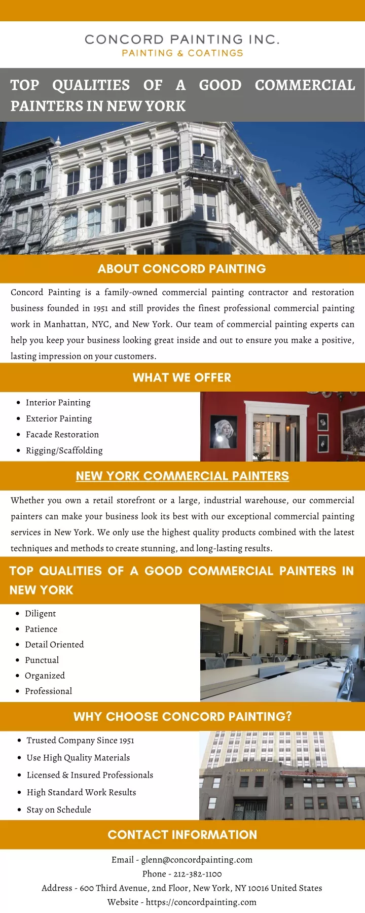 top qualities of a good commercial painters