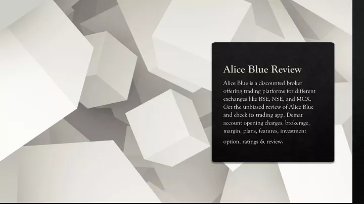 alice blue review