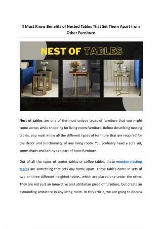 4 must know benefits of nested tables that