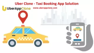 uber clone taxi booking app solution