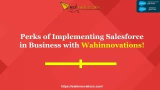perks of implementing salesforce in business with