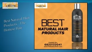 Best Natural Hair Products