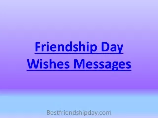 Happy Friendship Day Wishes Messages and Images HD