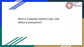 What is Cisapride medicine uses