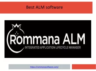 Best ALM software