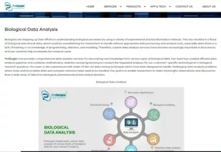Biological Data Analysis