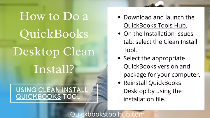 how to do a quickbooks desktop clean install