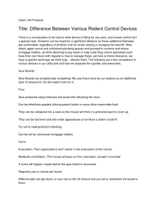 client vm products title difference between