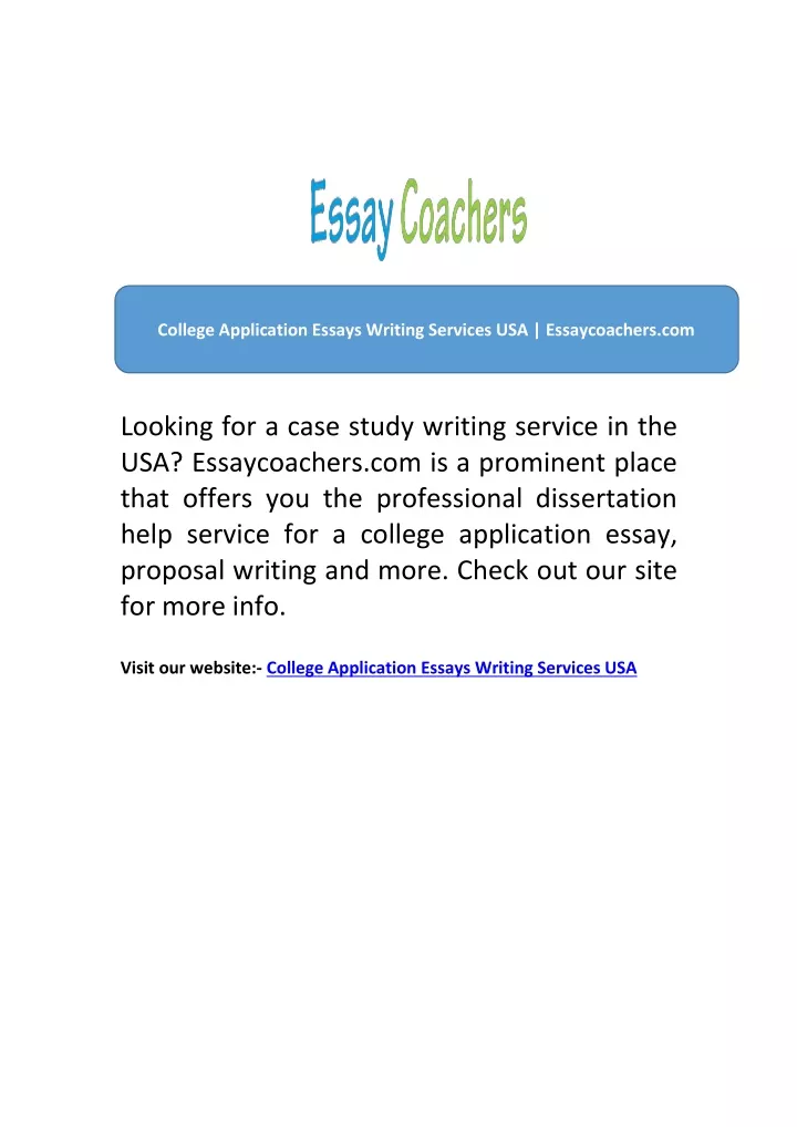college application essays writing services