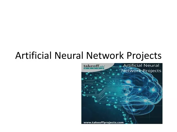 artificial neural network projects