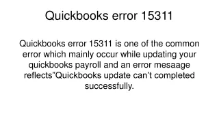 quickbooks error 15311