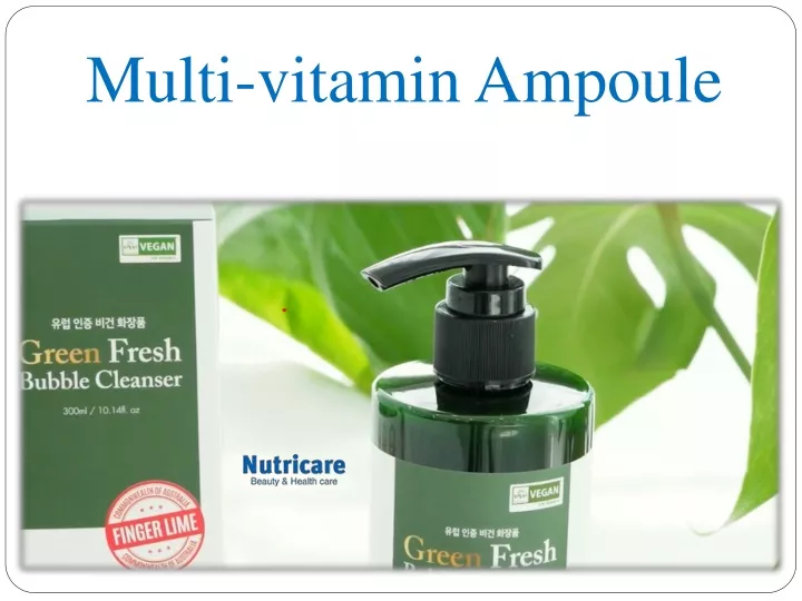 multi vitamin ampoule