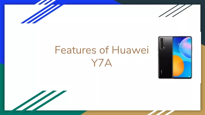 features of huawei y7a