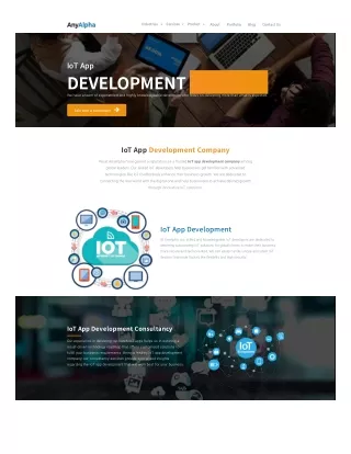 IoT App Development by AnyAlpha