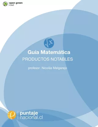 ejercicios productos notables