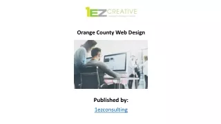 Orange County Web Design