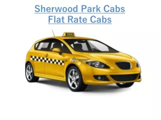 Sherwood Park Cabs Service In Canada