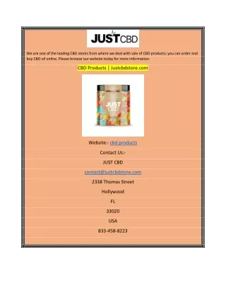 we are one of the leading cbd stores from where