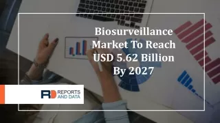 Biosurveillance Market According To Its Application And Types Till 2027