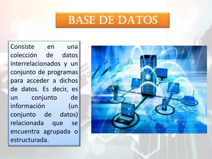 base de datos